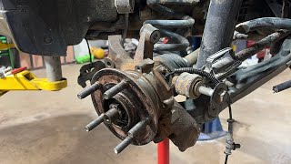 2011-2025 Dodge Durango AWD Rear Wheel Bearing Remove Replace Repair