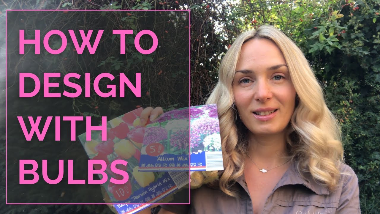 How to design with bulbs I Designing spring bulb garden I 4 tips for spring bulb design