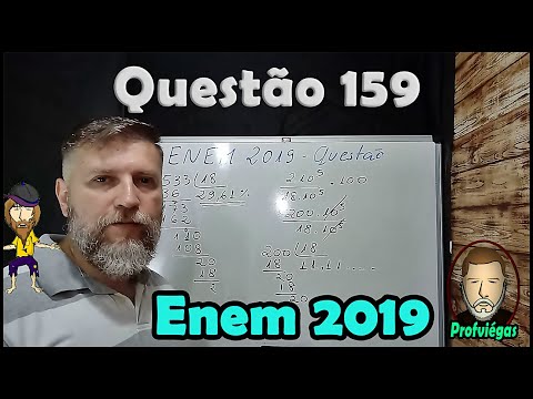 ENEM 2019 - QUESTÃO Nº 159 - PROVA ROSA - PROFESSOR VIÉGAS
