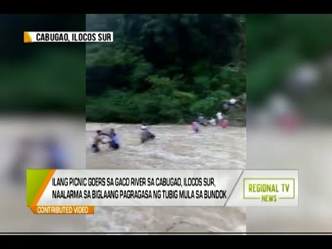 Regional TV News: Picnic Goers sa Gaco River, Naalarma sa Biglaang Pagragasa ng Tubig mula sa Bundok