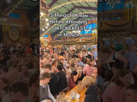 Tips for visiting Oktoberfest in Munich, Germany