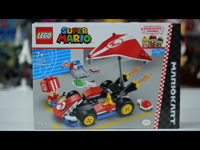 Vídeo relacionado con LEGO Super Mario: Mario Kart: Kart Estándar Coche de Carreras de Juguete, Juego Infantil para Colección del Videojuego Nintendo, Figura de Toad, Regalo Gamer para Niños y Niñas de 7 Años o Más 72032