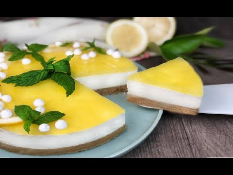 TORTA FREDDA ALLO YOGURT E LIMONE Fresco,  Goloso ed Estivo🍋🍋🍋 - VI CONQUISTERA' AL PRIMO ASSAGGIO!