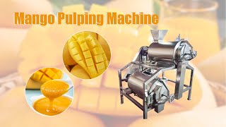 Electric mango pulping machine | mango juice making machine