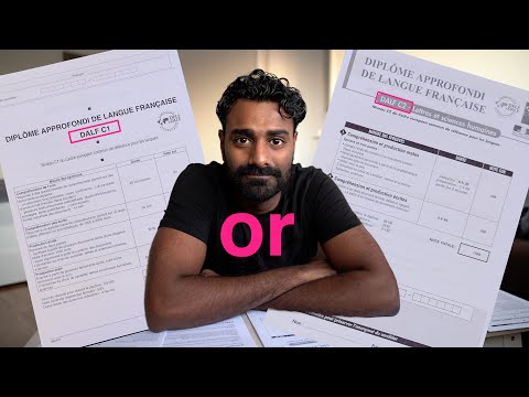 C1 or C2? Taking The Hardest French Exam Challenge ft. @elyssedavega