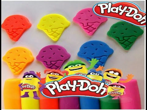 PLAY DOH Ice Cream , Molds Fun & Creative For kids -Best Learning Colors Video For Children