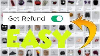 How To Refund Items In Roblox (Working) - Refund Items and Get Your ROBUX Back