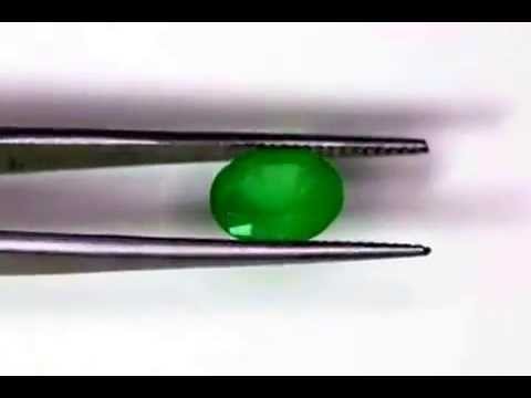 1.71ct Unheated Untreated Natural Colombian Green Emerald Gemstone Ring Size