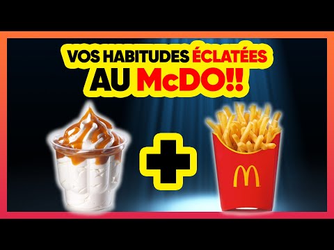 On Teste Vos Habitudes BIZARRES au McDo!!!