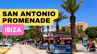 IBIZA: San Antonio Promenade - Walking Tour (4K Ultra HD 60fps)