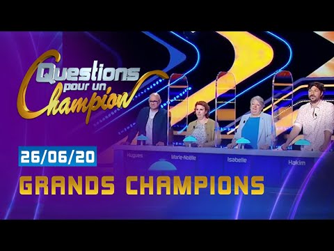 SPÉCIALE GRANDS CHAMPIONS 2020 - Questions pour un champion - Emission full