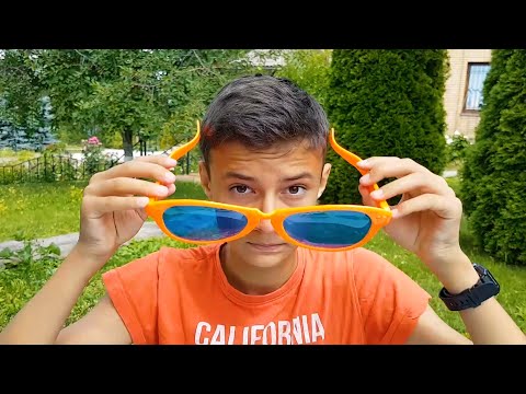 Alena chooses glasses for Pasha - Kids Pretend play and learn