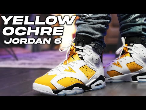 Air Jordan 6 " Yellow Ochre " Review and On Foot