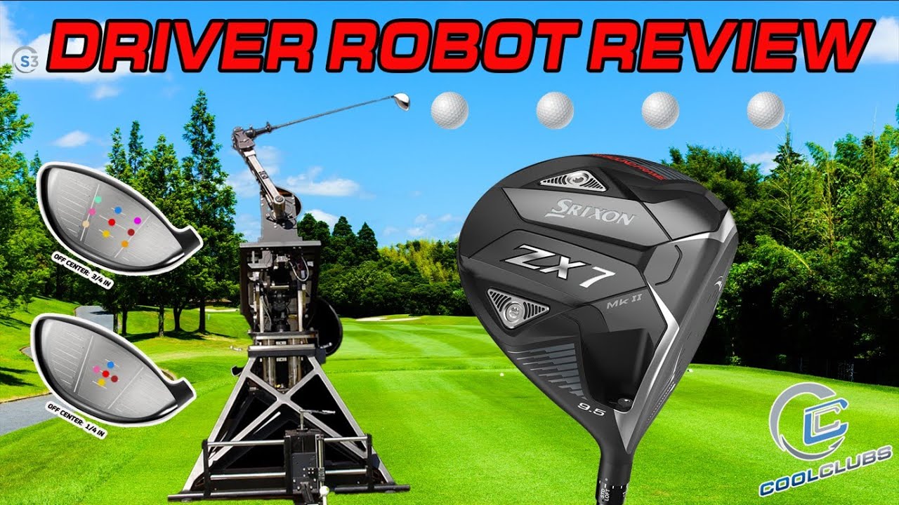 Srixon ZX7 Mk II Driver Robot Tested Video