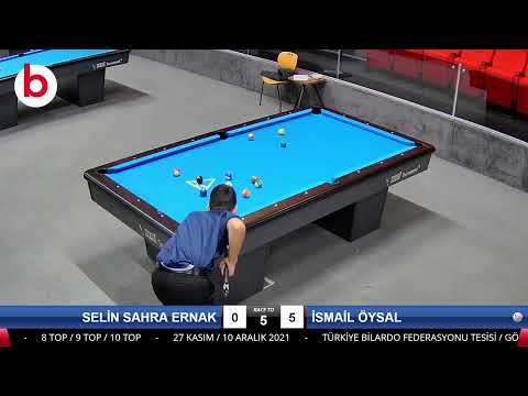 SELİN SAHRA  ERNAK & İSMAİL ÖYSAL Bilardo Maçı - 