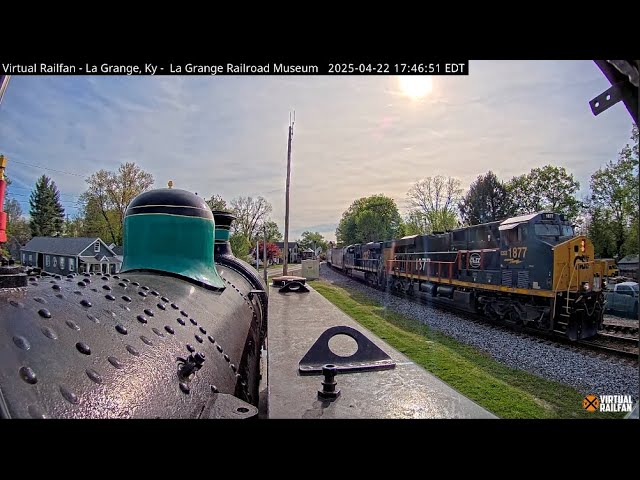 Live webcam view of Webcam del Museo Ferroviario de La Grange