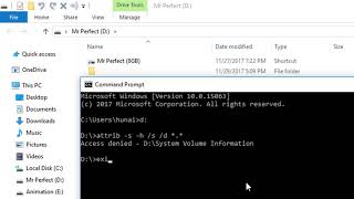 How to fix USB shortcut with Command Prompt