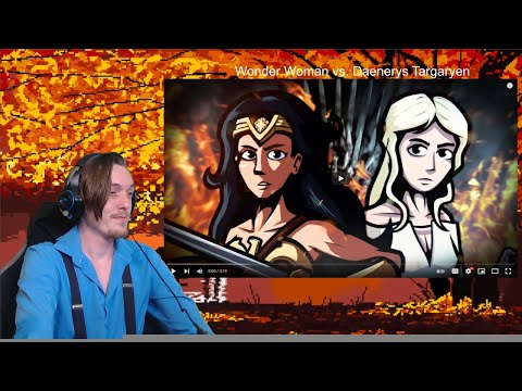 Wonder Woman vs. Daenerys Targaryen - Rap Battle! (Reaction/Breadown) Freshy Kanal ft. HalaCG