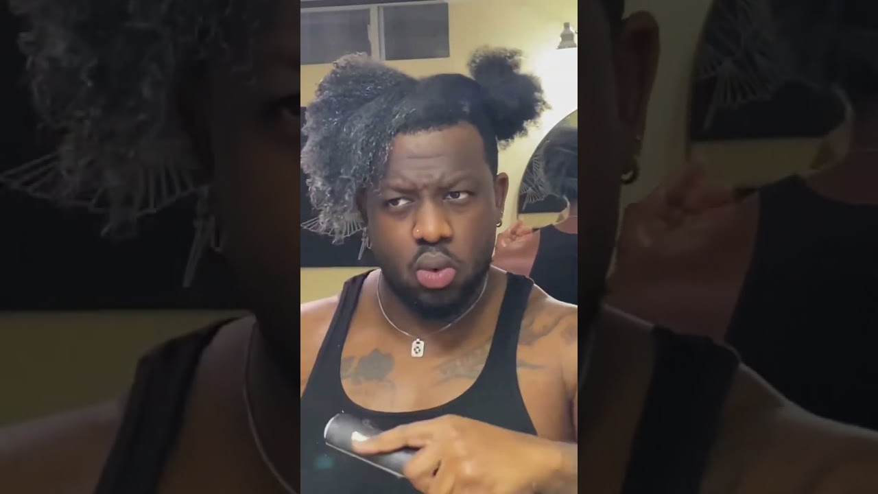 FIRST TIME Using Denman Brush On 4C Hair!! #shorts