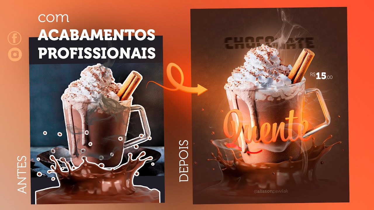 Post para Social Media no Photoshop (com Acabamentos Profissionais)