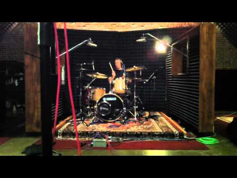 Ryan Krieger - getting drum sounds at Bomb Shelter Studio