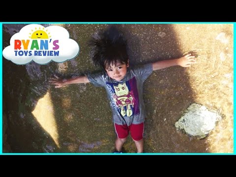 PLAYTIME at the PARK and Life Size Dinosaur train ride for kids Video