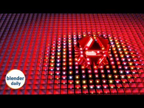 Party lights: building a proximity effector | blender geonodes fields daily, tip 23