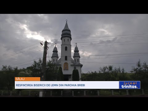 Resfințirea bisericii de lemn din Parohia Brebi