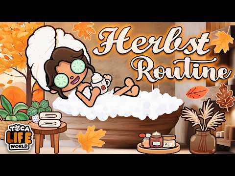 🍂 ÄSTHETIK HERBST MORGENROUTINE im NEUEN HAUS 🍁 + ANNAS GEBURTSTAG 🍂 DEUTSCHE TOCA BOCA GESCHICHTE 3