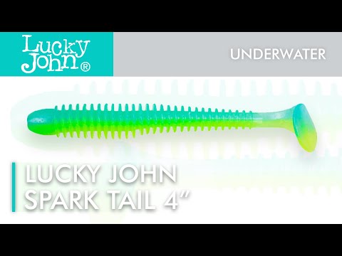 Lucky John : Spark Tail 4" - Underwater (Lure Action)