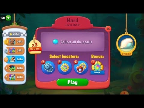 Fishdom I Level 2640 I Hard Level