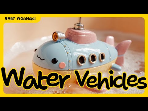 🧸🎈🦄 Play English 🐥🎶🌈 Kids Language Learning - 35+ Water Vehicles & Sea Adventures for Kids