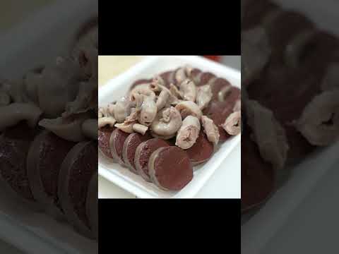 극강의 호불호를 가진 음식 "피순대" / real blood sausage ( sundae ) / korean street food #shorts