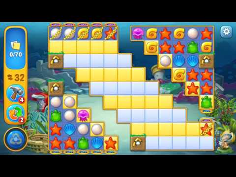 Fishdom level 102 Gameplay (iOS Android)
