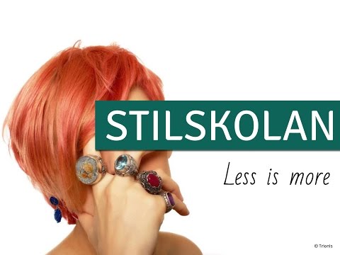 STILSKOLAN E46 Less is more