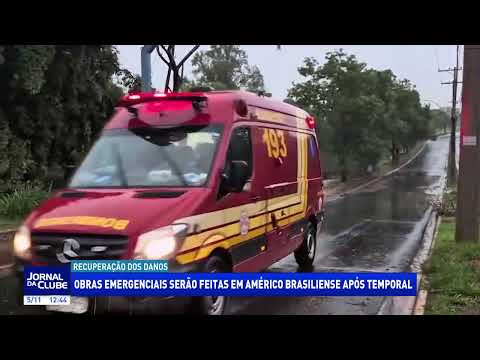 Obras emergenciais serão feitas em Américo Brasiliense após temporal - Jornal da Clube (05/11/25)