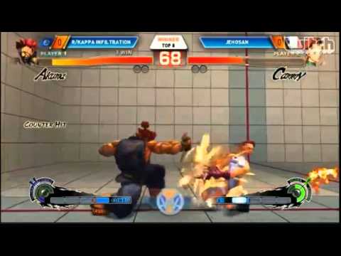 Cannes Winter Clash USF4 Infiltraion(Gouki) vs JEHOSAN(Cammy) Winnes Semi Final