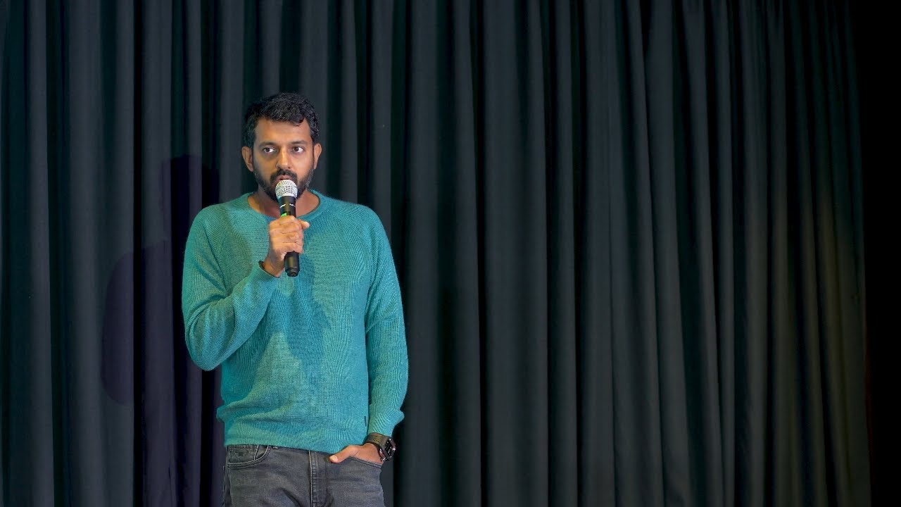 Faisal N. Khan on stage