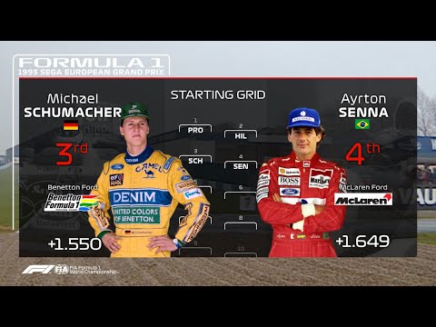 The 1993 European Grand Prix in 2019 graphics