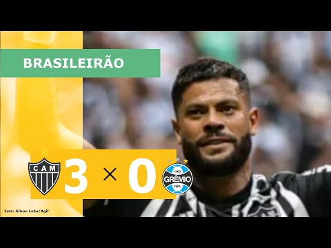 ATLÉTICO-MG 3 X 0 GRÊMIO - CAMPEONATO BRASILEIRO 2023; VEJA OS GOLS