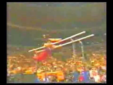 Parallel bars. dismount Roethlisberger