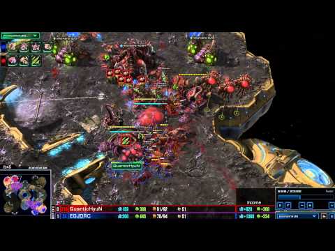 HD Starcraft 2 Jaedong v Hyun ZvZ DreamHack Heart of the Swarm g2