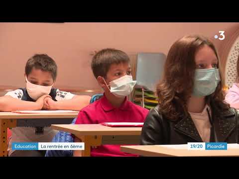 Rentrée des sixièmes au collège Sainte-Colette de Corbie (80)