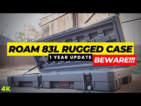 Roam Adventure Case - 83L Rugged Camping Cargo Box | Roam Organizer Lid