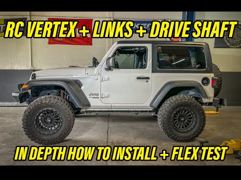 JEEP WRANGLER JL 3.5” ROUGH COUNTRY VERTEX LIFT KIT + NEW DRIVE SHAFT | HOW TO INSTALL IN DEPTH