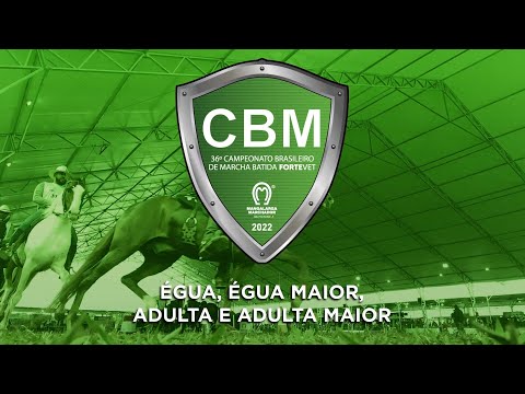 CBM DE MARCHA BATIDA 2022 - ÉGUA, ÉGUA MAIOR, ADULTA E ADULTA MAIOR