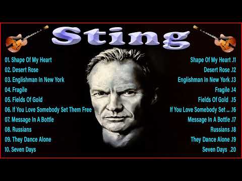 Top 20 Best Songs Of Sting Songs - NonStop Playlist 2022 - Sting Greatest Hits Collection