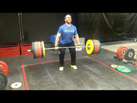 Travis cooper - Clean Deadlift 240kg for 2