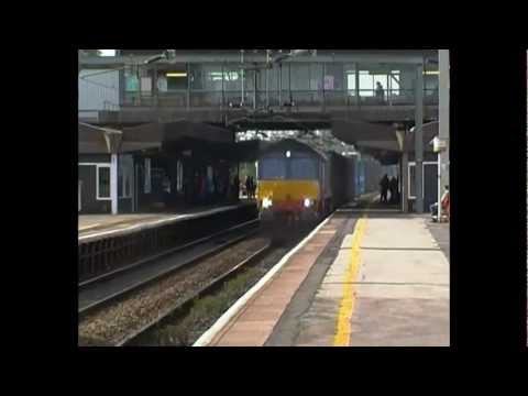 DRS Class 66, 66302, 4M44 Passing Stafford (3rd September 2012)