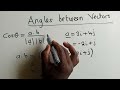 How To Find The Angle Between Vectors